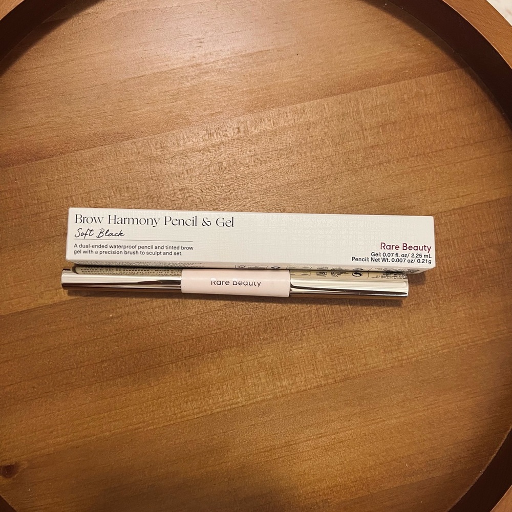 Rare Beauty Brow Harmony Pencil & Gel ( SOFT BLACK )